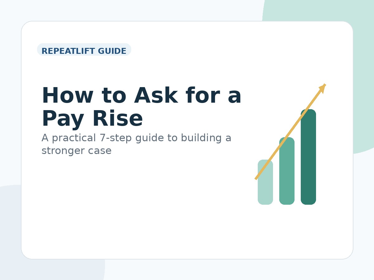 Illustration of an upward salary chart for a pay rise conversation